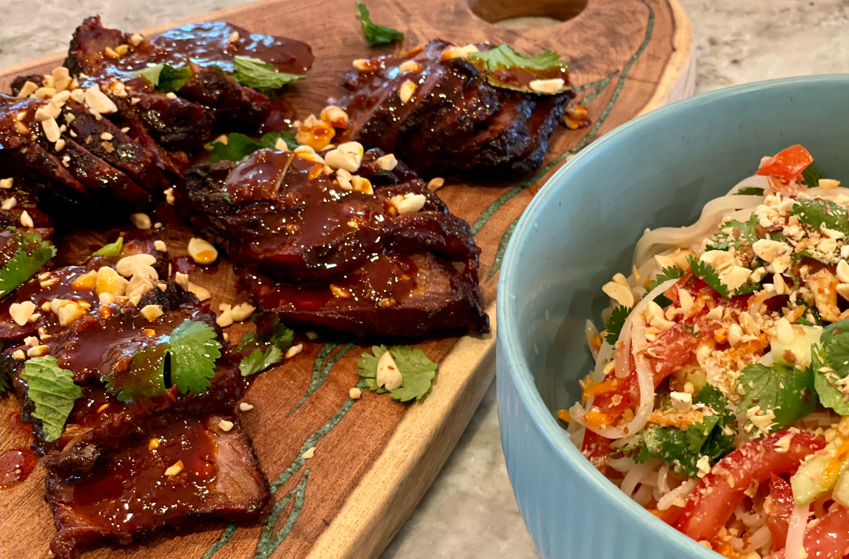 Glazed Korean Beef Short Ribs