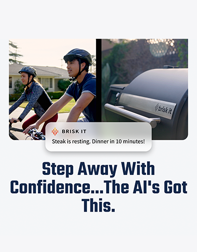 Brisk It Zelos-450 Smart, A.I. Powered and WiFi Grill