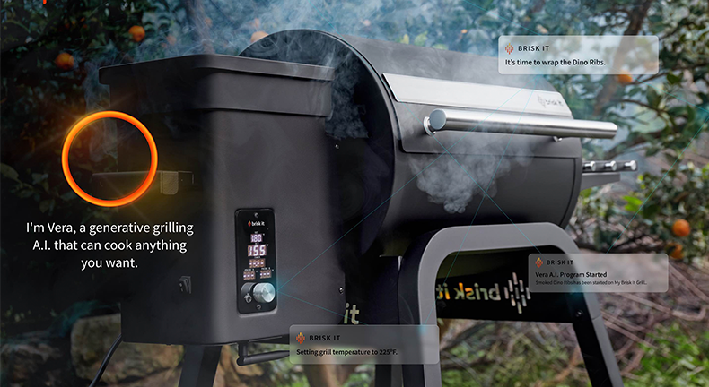 Brisk It Zelos-450 Smart, A.I. Powered and WiFi Grill