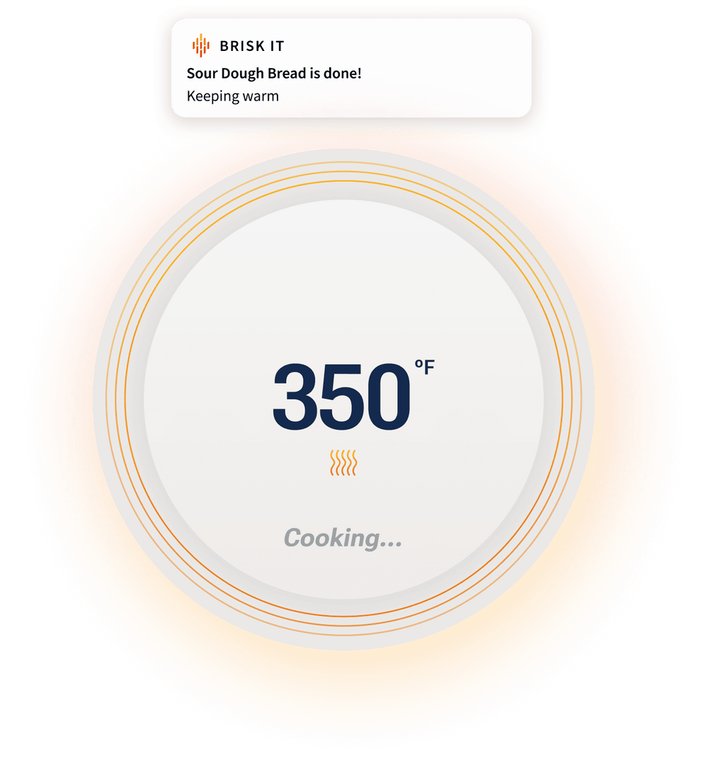 Automatic cooking temperature monitor